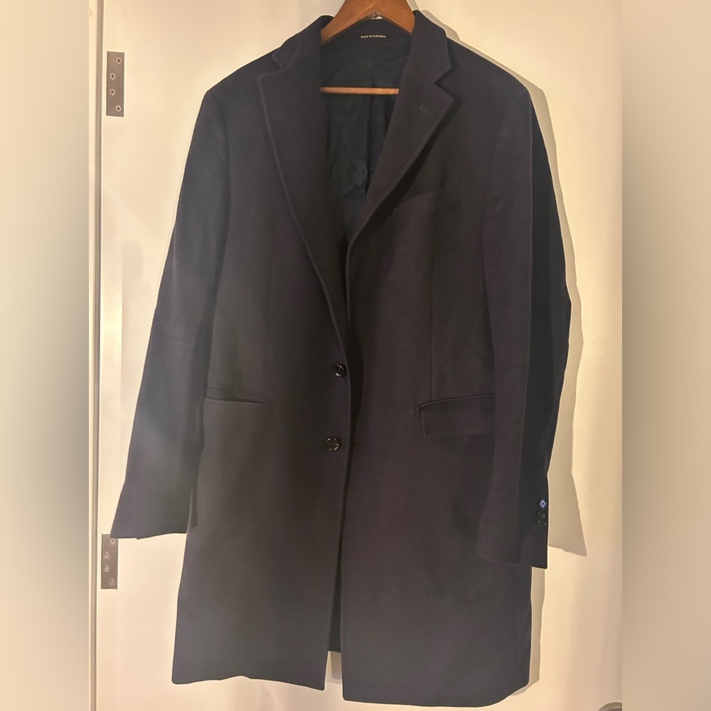 Navy Cashmere Men’s Jacket
